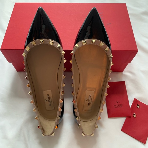 Valentino Rockstud Ballet Flats 7.0 - Picture 2 of 4